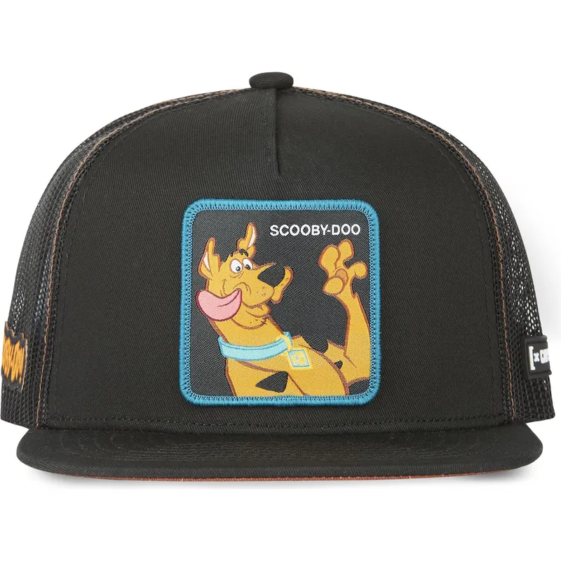 petten-plat-zwart-snapback-sbd7-scooby-doo-van-capslab