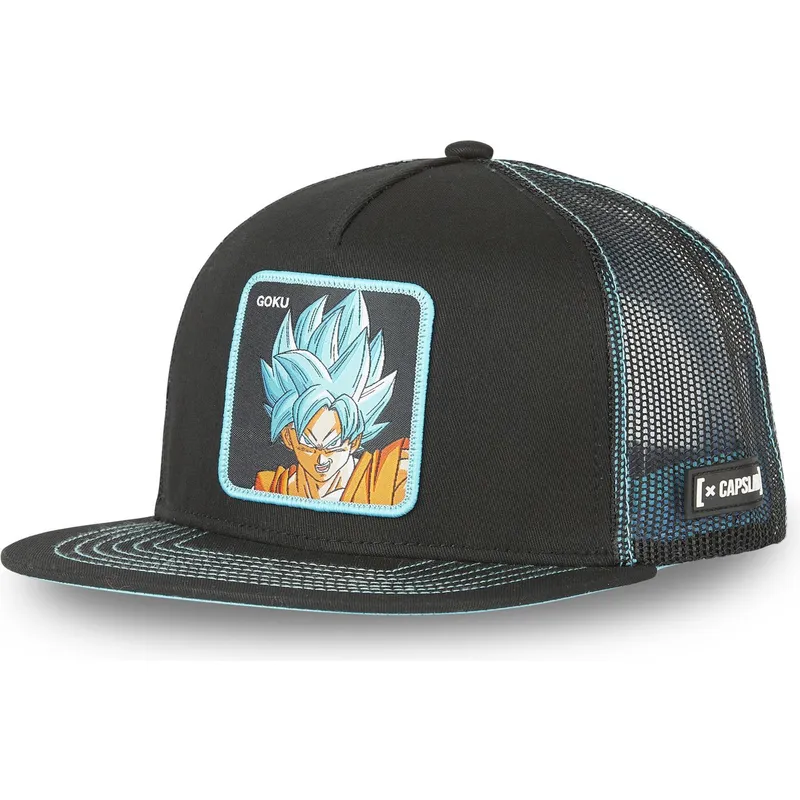 petten-plat-zwart-snapback-super-saiyan-blue-sa1-son-goku-dragon-ball-van-capslab petten-plat-zwart-snapback-super-saiyan-blue-sa1-son-goku-dragon-ball-van-capslab