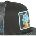 petten-plat-zwart-snapback-super-saiyan-blue-sa1-son-goku-dragon-ball-van-capslab
