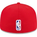 petten-plat-rood-fitted-59fifty-draft-edition-2023-van-chicago-bulls-nba-van-new-era