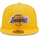 petten-plat-geel-snapback-9fifty-draft-edition-2023-van-los-angeles-lakers-nba-van-new-era