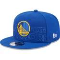 petten-plat-blauw-snapback-9fifty-draft-edition-2023-van-golden-state-warriors-nba-van-new-era
