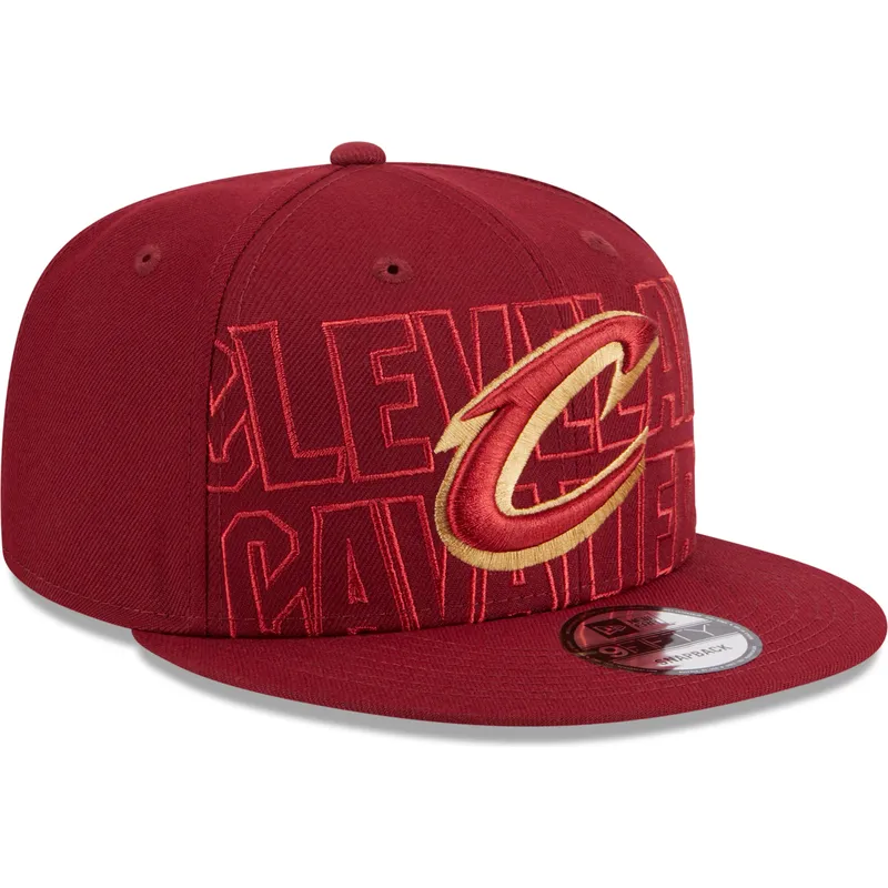 petten-plat-rood-snapback-9fifty-draft-edition-2023-van-cleveland-cavaliers-nba-van-new-era