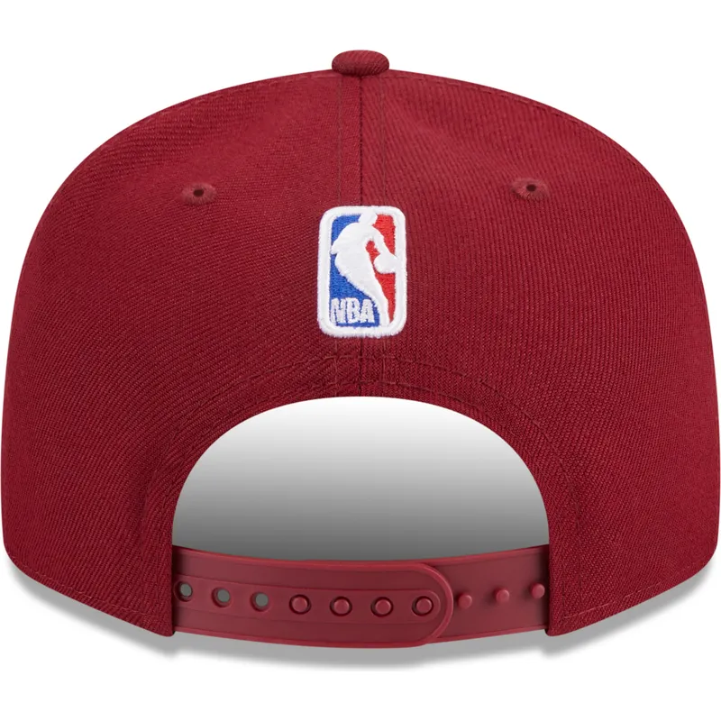 petten-plat-rood-snapback-9fifty-draft-edition-2023-van-cleveland-cavaliers-nba-van-new-era