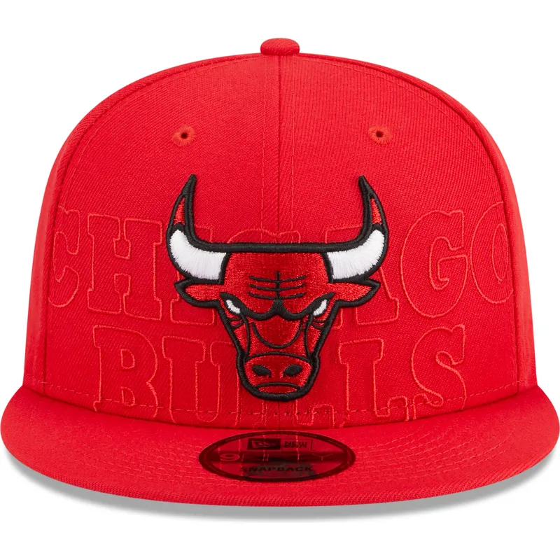 petten-plat-rood-snapback-9fifty-draft-edition-2023-van-chicago-bulls-nba-van-new-era