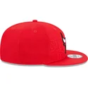 petten-plat-rood-snapback-9fifty-draft-edition-2023-van-chicago-bulls-nba-van-new-era