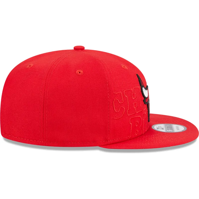 petten-plat-rood-snapback-9fifty-draft-edition-2023-van-chicago-bulls-nba-van-new-era