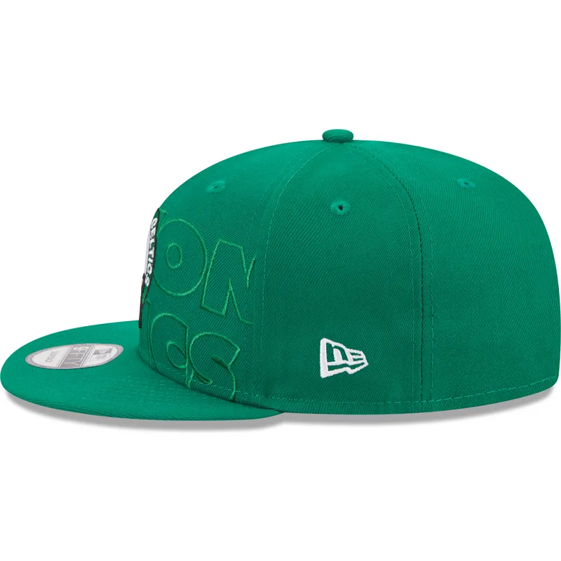 petten-plat-groen-snapback-9fifty-draft-edition-2023-van-boston-celtics-nba-van-new-era