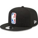 petten-plat-zwart-snapback-9fifty-draft-edition-2023-van-nba-van-new-era