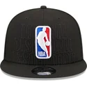petten-plat-zwart-snapback-9fifty-draft-edition-2023-van-nba-van-new-era