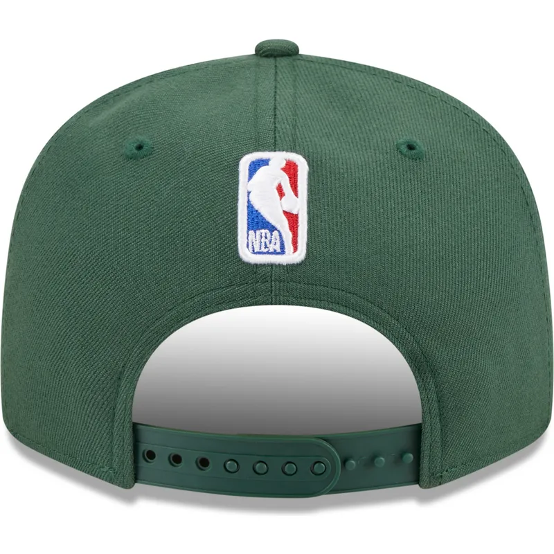 petten-plat-groen-snapback-9fifty-draft-edition-2023-van-milwaukee-bucks-nba-van-new-era
