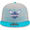 petten-plat-grijs-snapback-9fifty-draft-edition-2023-van-charlotte-hornets-nba-van-new-era