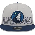 petten-plat-grijs-snapback-9fifty-draft-edition-2023-van-minnesota-timberwolves-nba-van-new-era