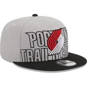 petten-plat-grijs-snapback-9fifty-draft-edition-2023-van-portland-trail-blazers-nba-van-new-era