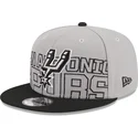 petten-plat-grijs-snapback-9fifty-draft-edition-2023-van-san-antonio-spurs-nba-van-new-era
