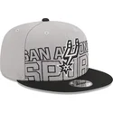 petten-plat-grijs-snapback-9fifty-draft-edition-2023-van-san-antonio-spurs-nba-van-new-era