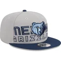 petten-plat-grijs-snapback-9fifty-draft-edition-2023-van-memphis-grizzlies-nba-van-new-era