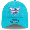 petten-gebogen-blauw-verstelbaar-9twenty-draft-edition-2023-van-charlotte-hornets-nba-van-new-era