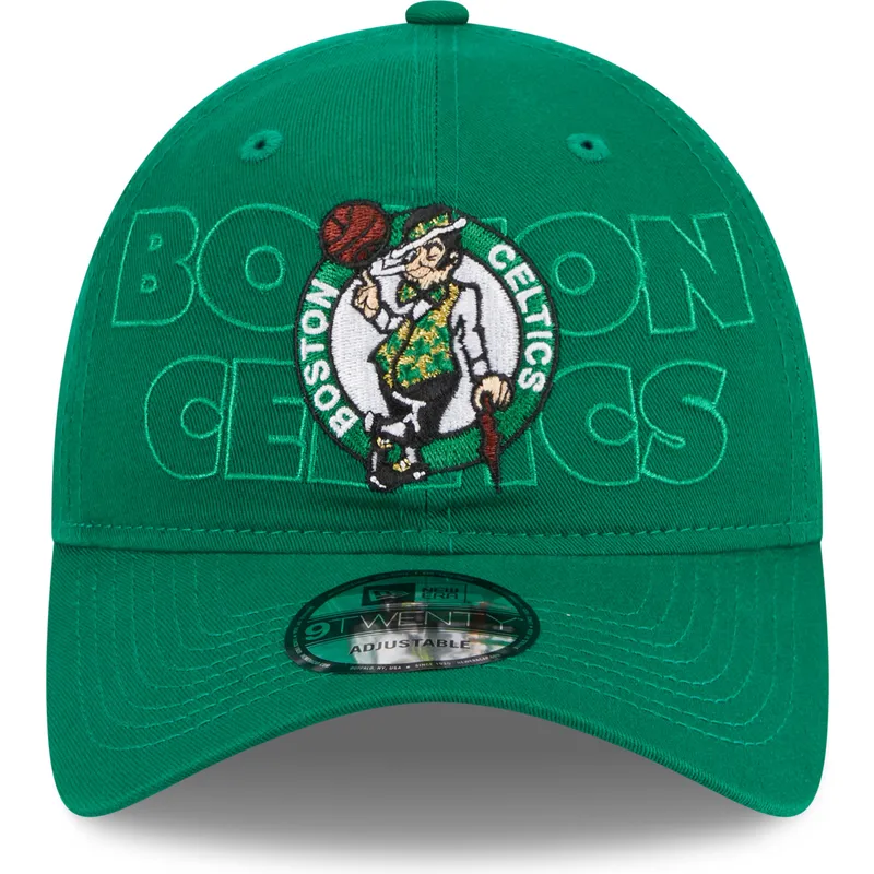 petten-gebogen-groen-verstelbaar-9twenty-draft-edition-2023-van-boston-celtics-nba-van-new-era