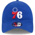 petten-gebogen-blauw-verstelbaar-9twenty-draft-edition-2023-van-philadelphia-76ers-nba-van-new-era