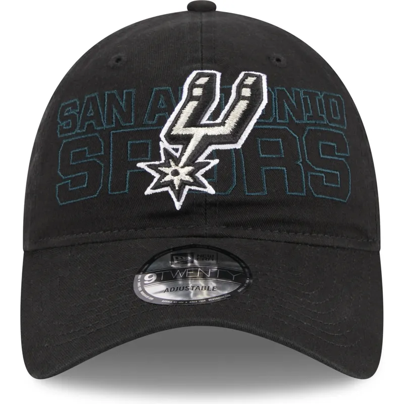 petten-gebogen-zwart-verstelbaar-9twenty-draft-edition-2023-van-san-antonio-spurs-nba-van-new-era