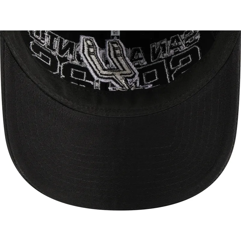 petten-gebogen-zwart-verstelbaar-9twenty-draft-edition-2023-van-san-antonio-spurs-nba-van-new-era