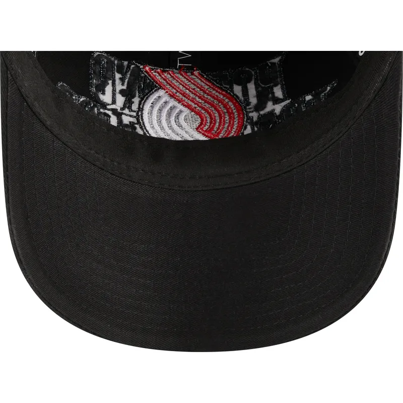 petten-gebogen-zwart-verstelbaar-9twenty-draft-edition-2023-van-portland-trail-blazers-nba-van-new-era
