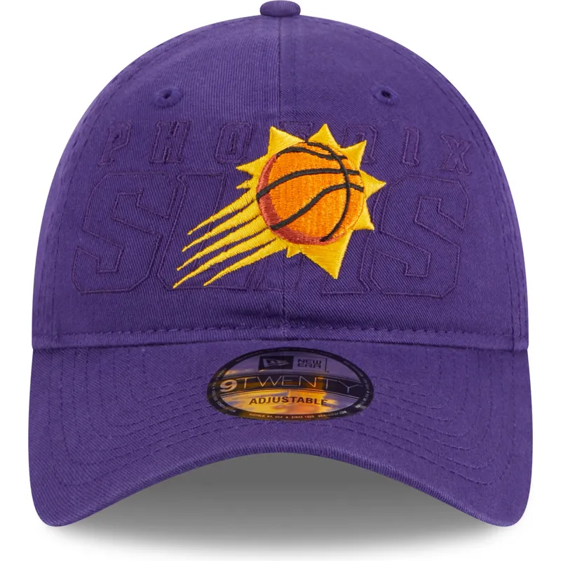 petten-gebogen-paars-verstelbaar-9twenty-draft-edition-2023-van-phoenix-suns-nba-van-new-era