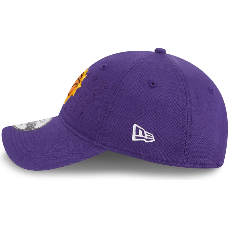 petten-gebogen-paars-verstelbaar-9twenty-draft-edition-2023-van-phoenix-suns-nba-van-new-era