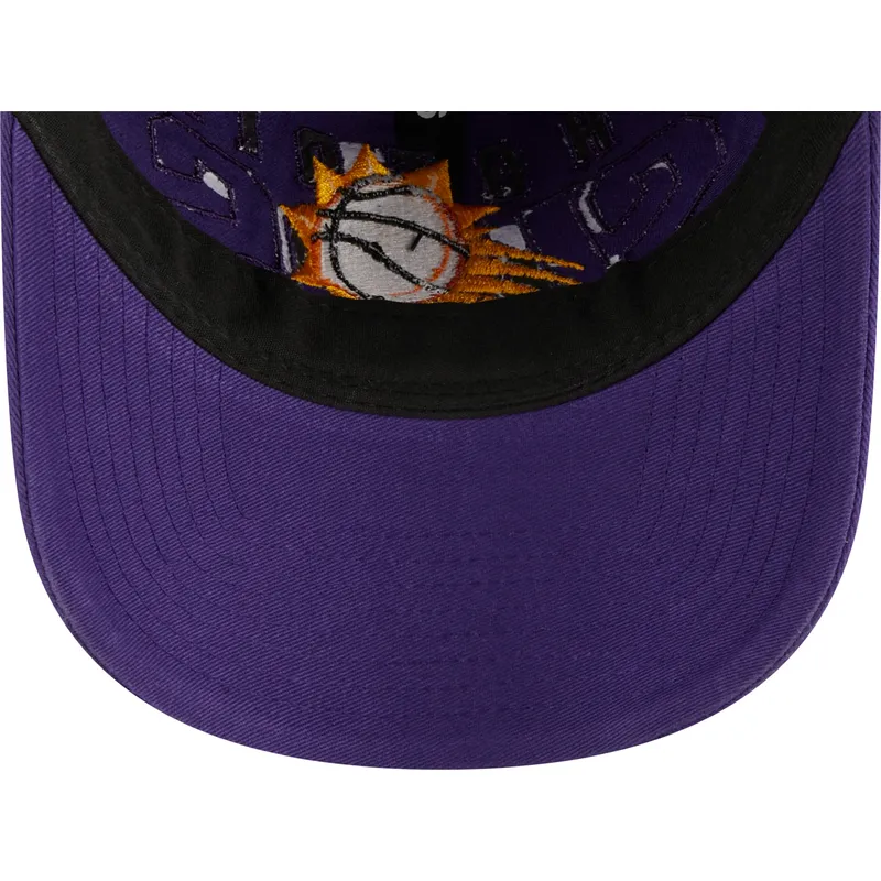 petten-gebogen-paars-verstelbaar-9twenty-draft-edition-2023-van-phoenix-suns-nba-van-new-era