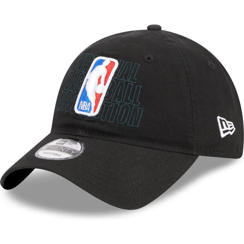 petten-gebogen-zwart-verstelbaar-9twenty-draft-edition-2023-van-nba-van-new-era