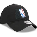 petten-gebogen-zwart-verstelbaar-9twenty-draft-edition-2023-van-nba-van-new-era
