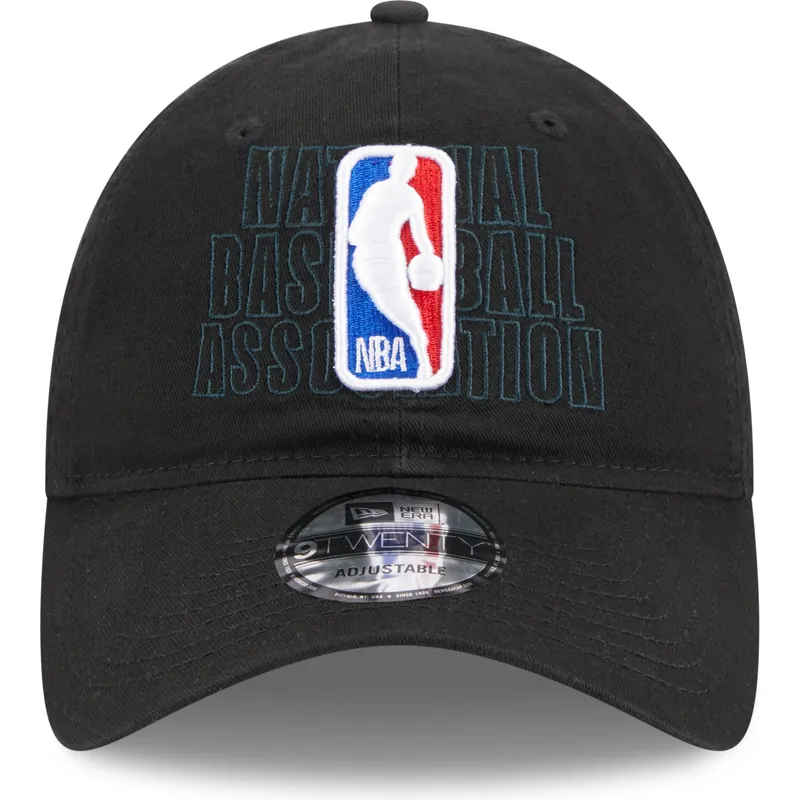 petten-gebogen-zwart-verstelbaar-9twenty-draft-edition-2023-van-nba-van-new-era