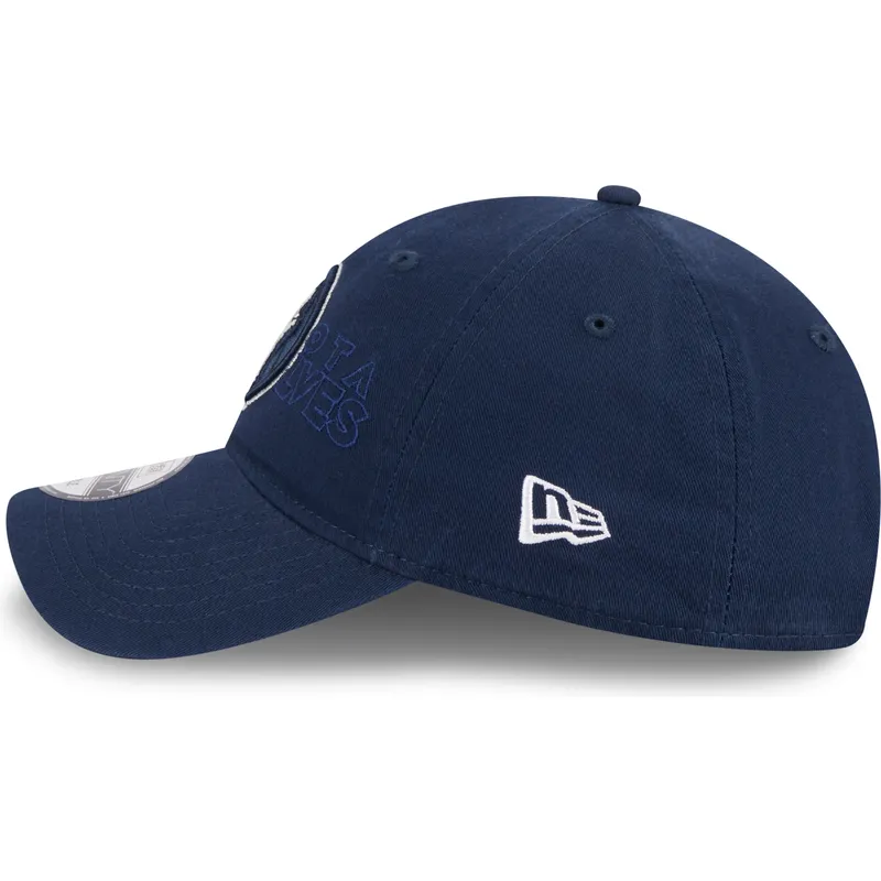 petten-gebogen-marineblauw-verstelbaar-9twenty-draft-edition-2023-van-minnesota-timberwolves-nba-van-new-era