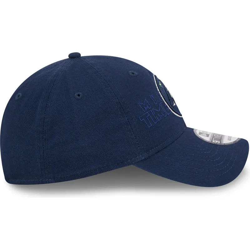 petten-gebogen-marineblauw-verstelbaar-9twenty-draft-edition-2023-van-minnesota-timberwolves-nba-van-new-era