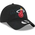 petten-gebogen-zwart-verstelbaar-9twenty-draft-edition-2023-van-miami-heat-nba-van-new-era