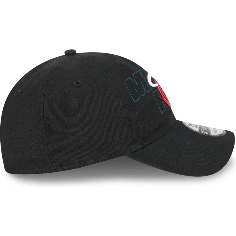 petten-gebogen-zwart-verstelbaar-9twenty-draft-edition-2023-van-miami-heat-nba-van-new-era