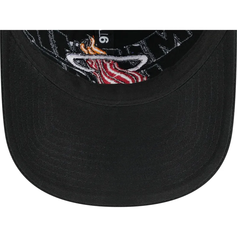 petten-gebogen-zwart-verstelbaar-9twenty-draft-edition-2023-van-miami-heat-nba-van-new-era
