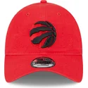 petten-gebogen-rood-verstelbaar-9twenty-draft-edition-2023-van-toronto-raptors-nba-van-new-era