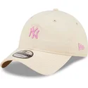 petten-gebogen-roze-verstelbaar-9twenty-mini-van-new-york-yankees-mlb-van-new-era