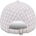 petten-gebogen-paars-verstelbaar-9twenty-gingham-van-new-york-yankees-mlb-van-new-era