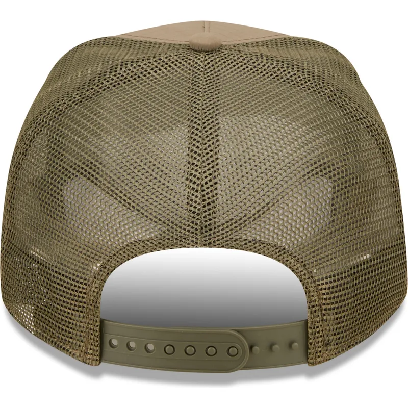 petten-gebogen-groen-snapback-a-frame-tech-ripstop-van-new-york-yankees-mlb-van-new-era