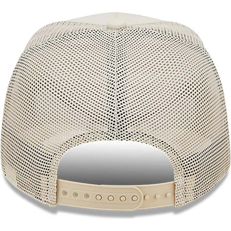petten-gebogen-beige-snapback-a-frame-tech-ripstop-van-los-angeles-dodgers-mlb-van-new-era