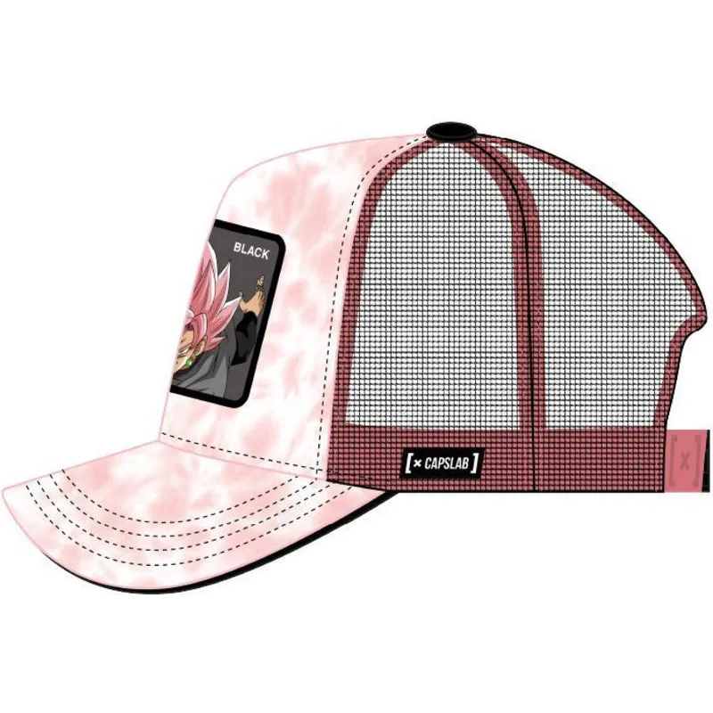 petten-gebogen-roze-snapback-bla3-goku-black-dragon-ball-van-capslab