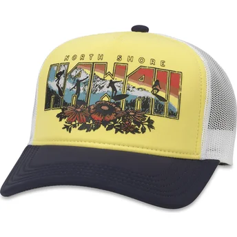 Petten gebogen geel snapback North Shore Riptide Valin van American Needle