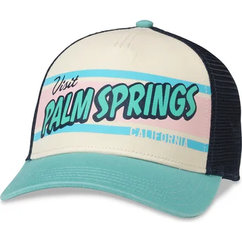 Petten gebogen meerkleurig snapback California Sinclair van American Needle