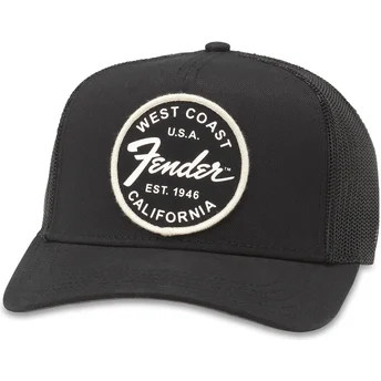 Petten gebogen zwart snapback Valin van American Needle