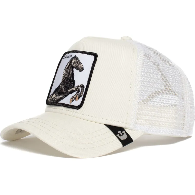 petten-gebogen-wit-snapback-stallion-the-farm-van-goorin-bros