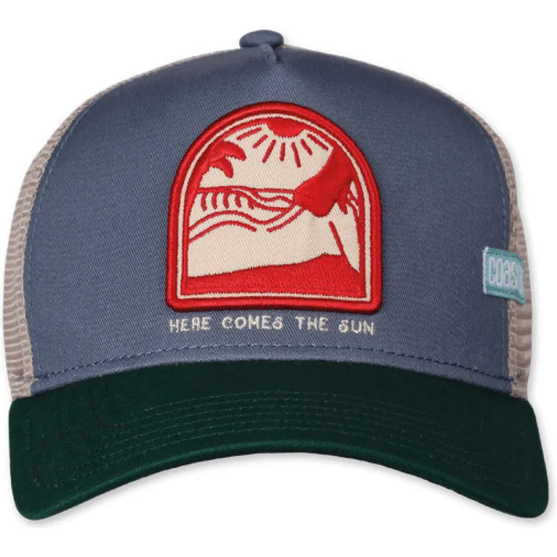 petten-gebogen-meerkleurig-snapback-here-comes-the-sun-hft-van-coastal
