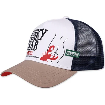 Petten gebogen meerkleurig snapback Funky Crab Hostel HFT van Coastal